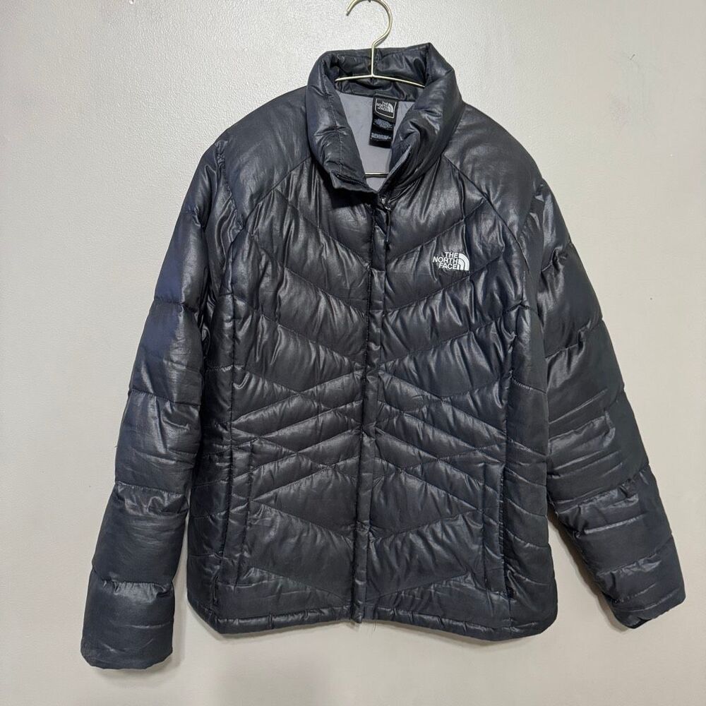The North Face women’s black 550 black puffer jacket size XL